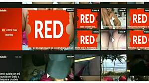 naughty christmas eve brazilian wife can't wait for husband masturbates wildly with vibrator massage toy