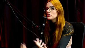 bella ruiva the liberal redhead chats dirty in see-through sheer then submits to black brazilian in interracial casting