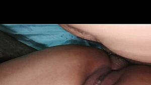 Horny slut alone so godfather rams her ass raw!