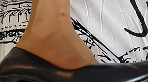 Teasing Pantyhose Milf Whispers Dirty Talk Pierced Nipples Shaved Pussy Close Up