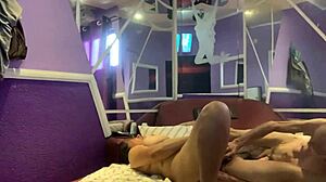 Amateur couple slams hardcore anal assfucking from front and back in raw session.