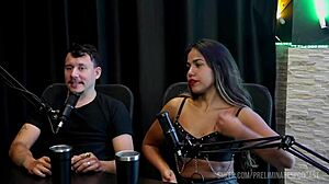 Hey bia hot whats your hottest preliminares moment with casal kaliente on sheer red podcast?