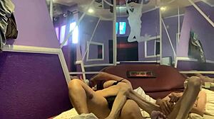 Amateur couple slams hardcore anal assfucking from front and back in raw session.