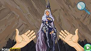 oh man i meant lets play a game but her big tits got ripped clothes for pussy licking trip