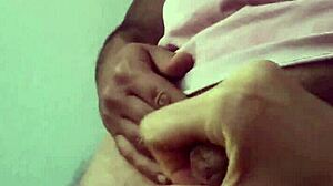 ella plays with my cock drool on cam ends in handjob creampie real amateur couple