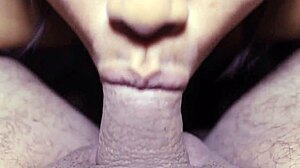 ever wonder how a linda mexicana takes a massive cumshot all over her pretty face after homemade blowjob sucking from her couple?