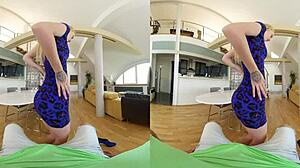 Blonde Teases with Horny Cravings for Thick Cock