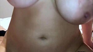 Buddy's fiancée bounces her huge tits wildly