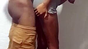 fucking my friend's slutty little 18+ sister hard in standing doggy