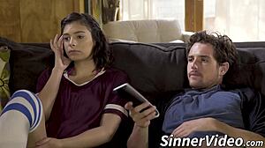 Stepsister Craves Kinky Blowjob and Monster Cock Ride with Stepbrother