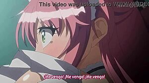 college babe manipulates big cock with ass and tits