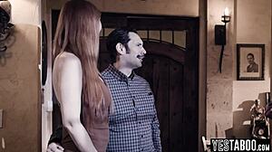 hey, check out this big tits teen babysitter threesome with milf hubby... wild!