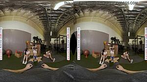 Naughty Babes Kyler Quinn Paige Owens Tag Team Gym Studs Big Cock