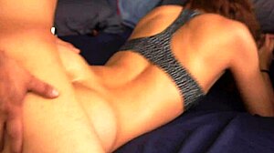 amateur latina films custom fuck as boyfriend arrives to pound her ass