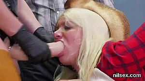 nasty sweetie dragged to anal asylum for brutal deepthroat assfucking pain therapy