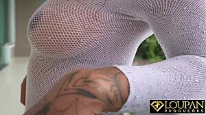 POV Latina Ass Pounded While Hairy Pussy Teases!