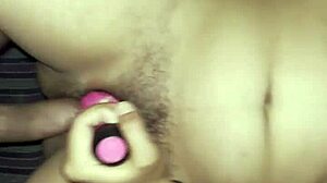 You watching this Indian sexy wife ride Dilo's thick dick with dirty talk and ass worship?