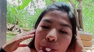 He films his older stepsister sucking his cock for viral fame alexachris20