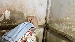 Hairy housewife mandi rubs big tits beaver in steamy bathroom colmek!