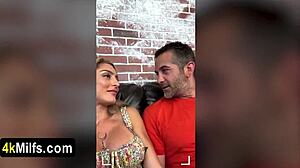 beautiful blonde milf kathryn mae blows me at home