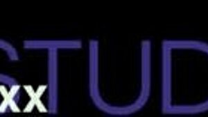 Collared emo British teen in lingerie rides fucking machine next door