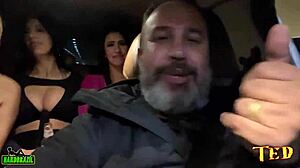 ted's insane party packed with ma santos and slutty babes