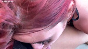 Sexy Brazilian latina prostitute blows and fucks POV on public beach