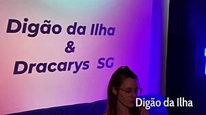 The Brazilian gamer girl deepthroats massive cock drooling everywhere then begs for tongue deep in her wet pussy.