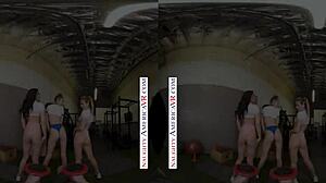 Naughty Babes Kyler Quinn Paige Owens Tag Team Gym Studs Big Cock