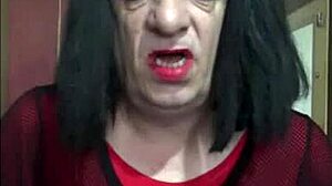 shy bisexual crossdresser stuffs ass full homemade