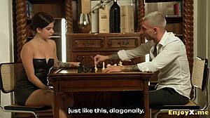 Brunette pornstar Valkiria Lapiedra cries gargling cock on desk her natural tits bounce in orgasm hd