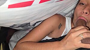 hubby cheats fucking lil timys girlfriend while i watch her tight pussy stretch