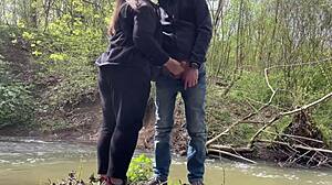 stepmom in law furious her daughter won't fuck me so she takes over outdoors