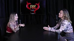 achou louco mulheres submissas em costumes sensuais angélica morango sheer red tease