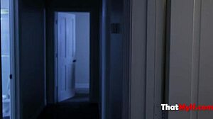 Syren De Mer Fucked Hard By Step Son During His Masturbation Lesson