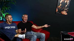 Black-Haired Milf Jasmine Lau Seduces Old Young Guys to MMF Threesome Ride Cumshot