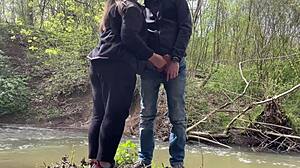 stepmom in law furious her daughter won't fuck me so she takes over outdoors