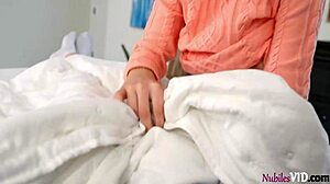 petite teen pornstar deepthroats before hardcore creampie fuck keeps her wet pussy dripping