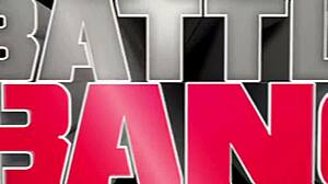 brunette babe bent over pussy fucked roughly after fight squirts hard