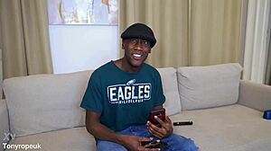 Lana Analise meets Tony Rope for big black cock interracial anal pussy humiliation