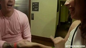 Latina Thickum Kitty Fingers Herself Craving Stranger's Hard Cock