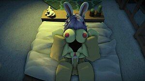 Roblox fun turns steamy with big cock action for 18 plus.