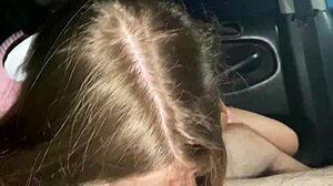 Stepdaughter skips panties fucks stepdad daddy rough in car public orgasm screams