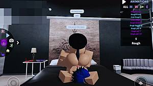 whoa 😍 femboy gets pounded super hard in roblox game!