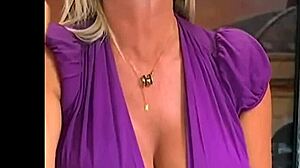 Manuela's Massive Italian Tits Flash in Exhibitionist Display