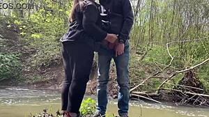 stepmom in law furious her daughter won't fuck me so she takes over outdoors