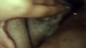 dark juicy folds glisten inviting deep exploration of black pussy depths