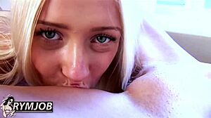 Two Russian babes dive deep rimming each other's gaping asses with tongues and fingers hungry