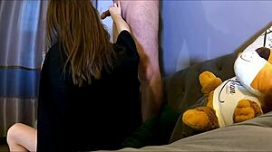 two petite brunettes photoshoot turns handjob threesome pov