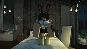 Roblox fun turns steamy with big cock action for 18 plus.
